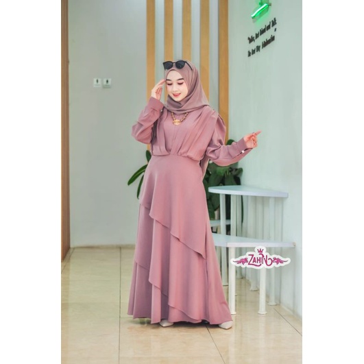 GAMIS ZAHIN TERBARU /FASHION MUSLIMAH/ZAHIN ORI