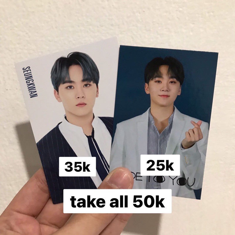 TC TRADING CARD SEUNGKWAN ODE TO YOU HAPPY ENDING SEVENTEEN