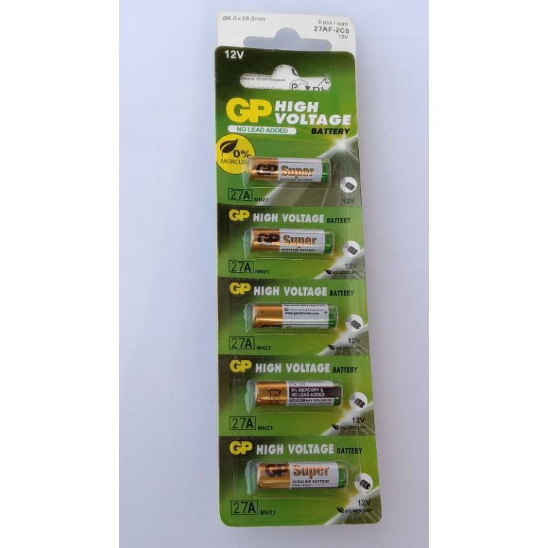BATERAI GP 27 A ALKALIN/Batre gp27