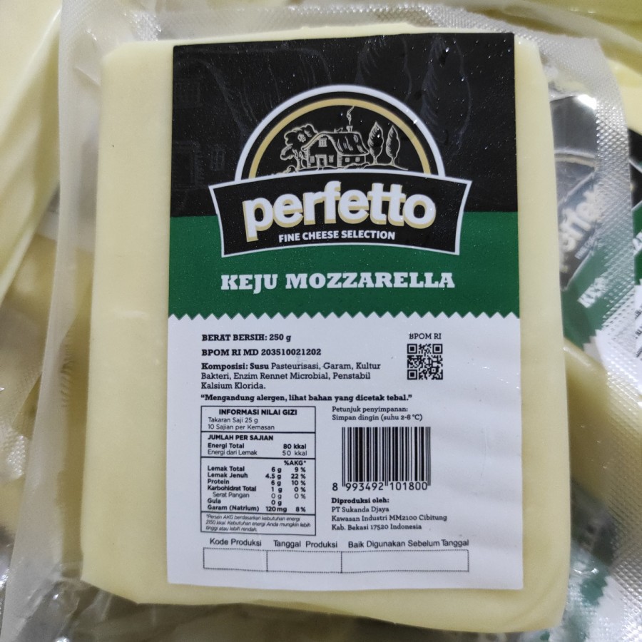 

Perfetto Mozarella Cheese 250 gr