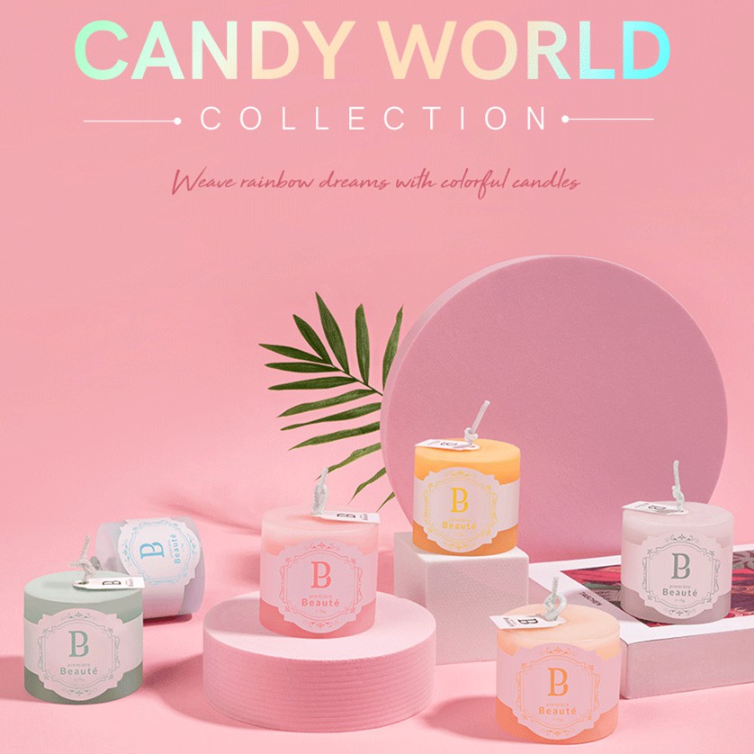 

Premiere Beaute Candy World Candle Lilin Scented Candle Aromaterapi Aromatherapy Relax 75g