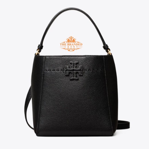 Tas Tory Burch 51063 McGraw Leather Hobo Black