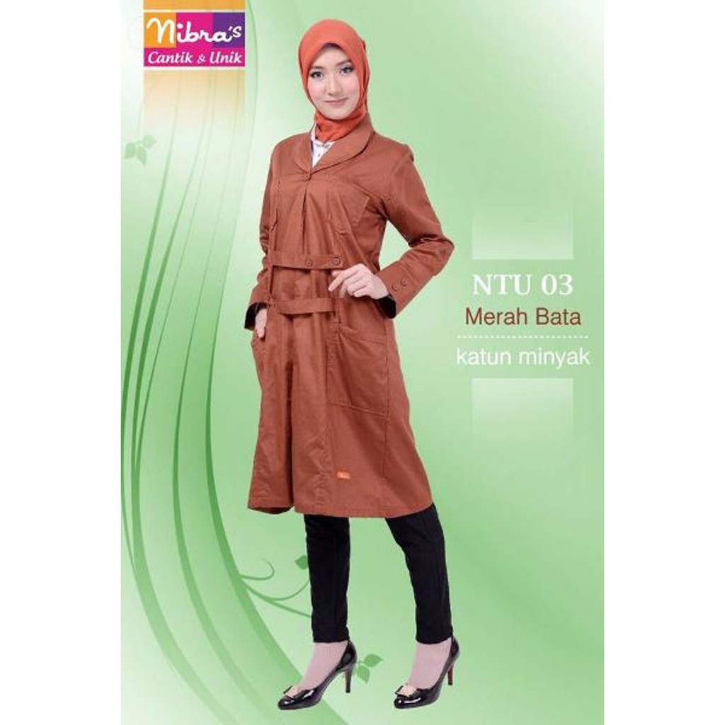 Sale Tunik Nibra's Merah Bata