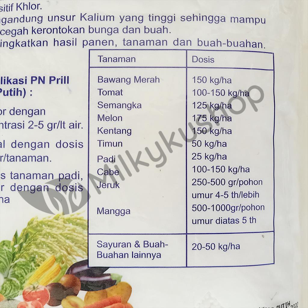 PUPUK SANTAGROW KNO3 PUTIH 1 KG KEMASAN PABRIK