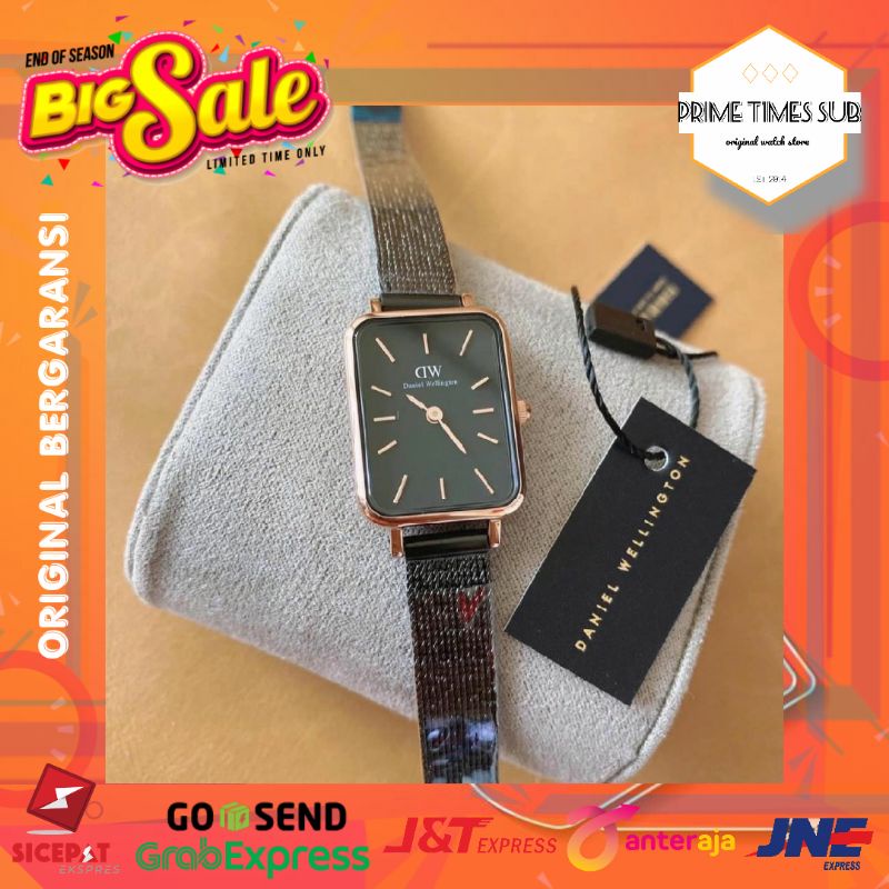 100% ORIGINAL jam tangan wanita dw quadro pressed ashfield original dw garansi 2thn