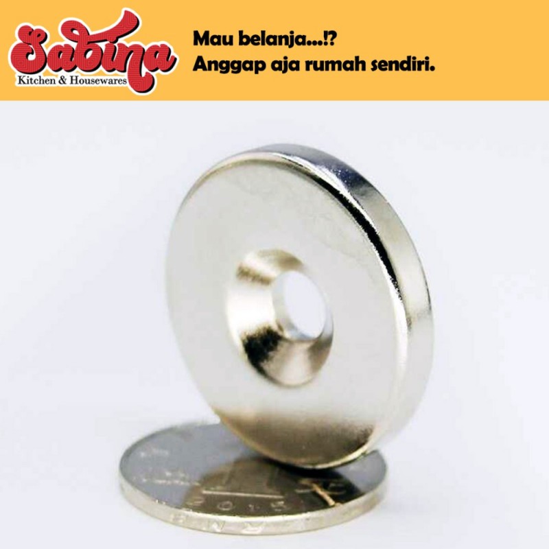 Strong Neodymium Magnet NdFeB Countersink N35 5 Pcs Oloey