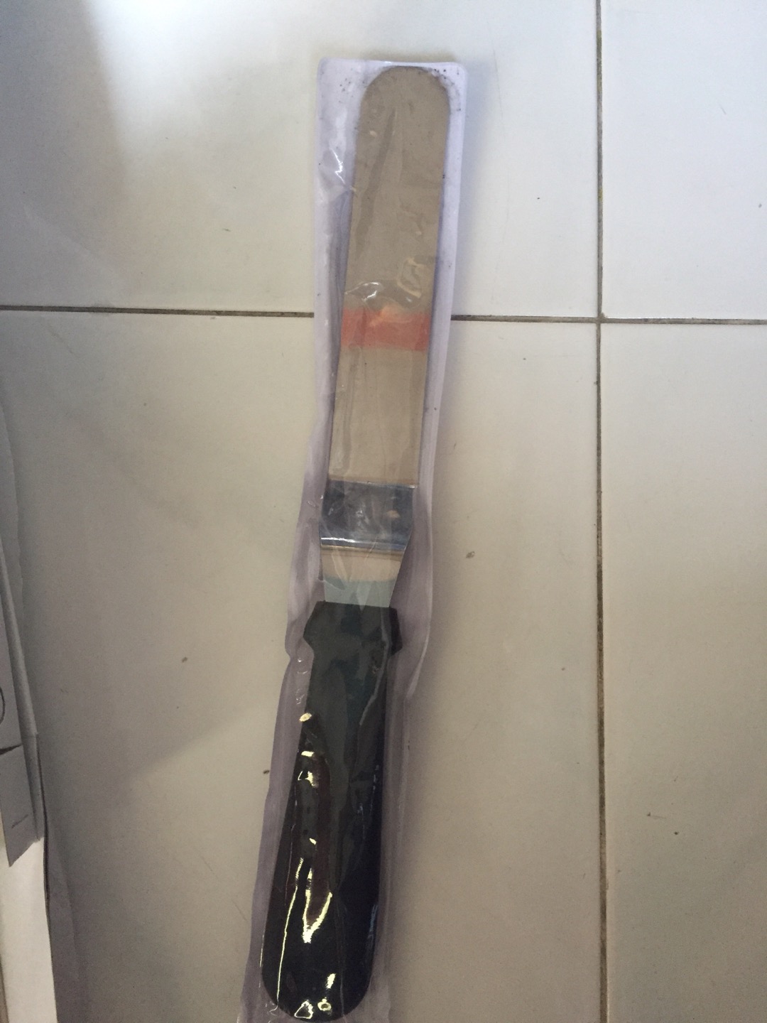 Spatula Siku / Spatula Bengkok Stainless Steel 8 Inch