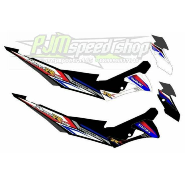 Striping custom satria FU FL facelift tipe sayap s