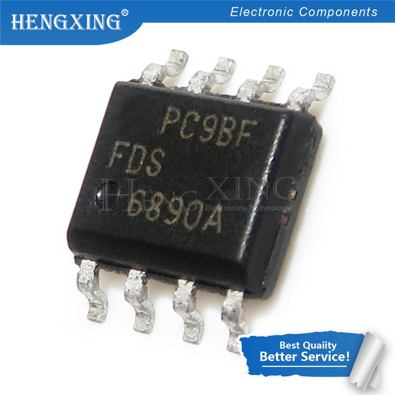 50pcs Ic FDS6890A FDS6890 SOP-8