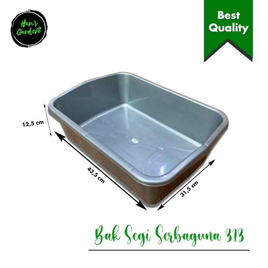 Baskom bak pasir pup kucing cat litter box bak tahu SKS 313