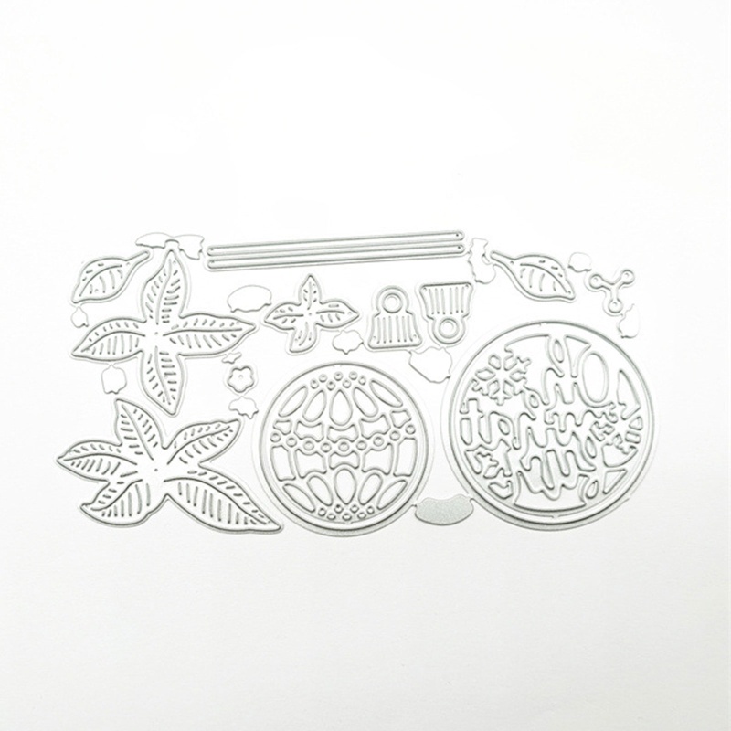 Zzz Cetakan Stensil Cutting Dies Motif Natal Bahan Metal Untuk Scrapbook / Craft Handmade Diy