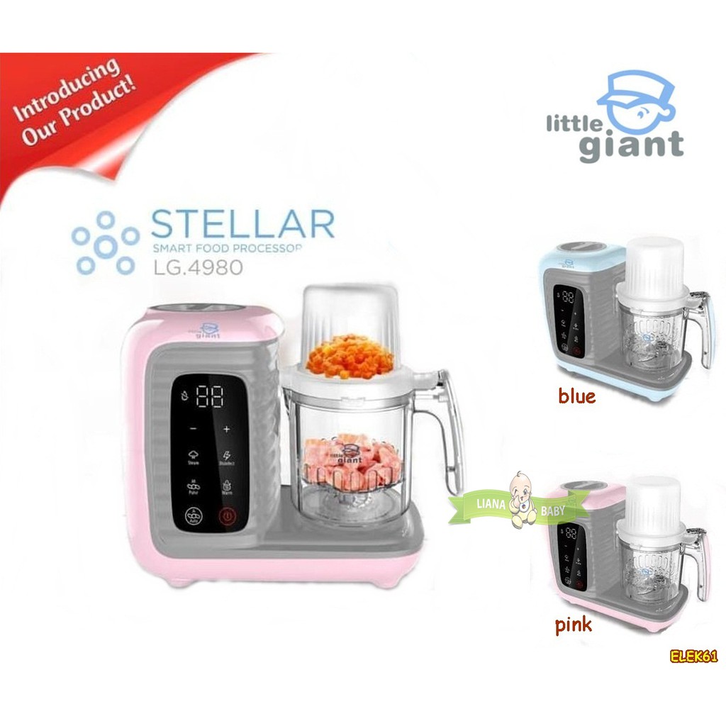 ELEK61 STEAMER  DAN PENGHANGAT BOTOL SUSU STELLAR BABY FOOD LITTLE GIANT LG 4980