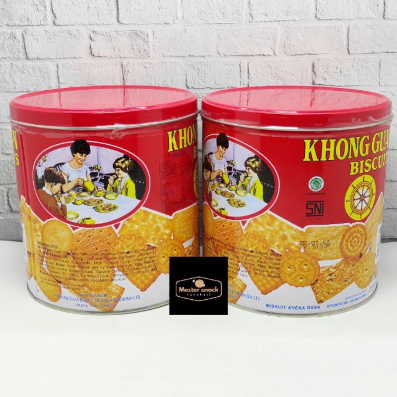 

Khong Guan Red Mini 650gr Biskuit Kaleng