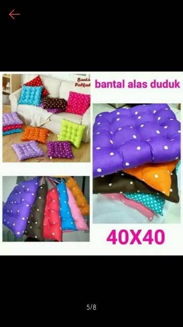 Bantal Alas Duduk Lesehan Motif Alas Duduk Motor 40x40