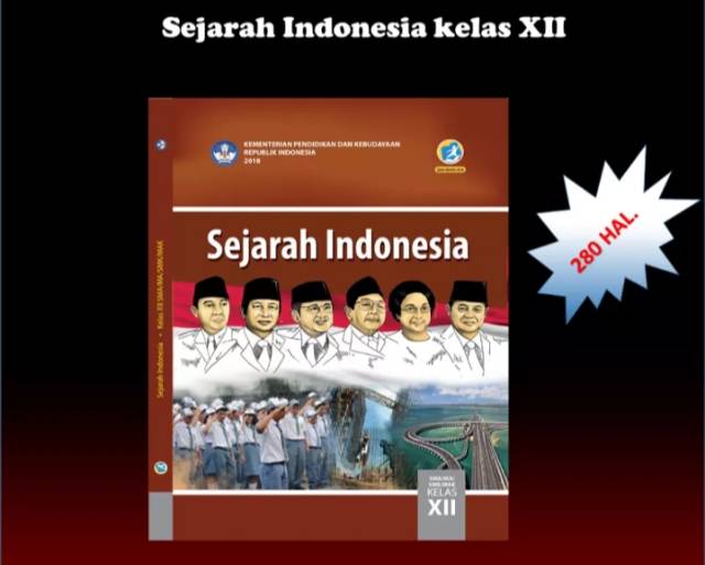 Satu paket buku teks siswa 4 mata pelajaran 5 buku sma/SMK k13 dikbud kls 12 edisi terbaru