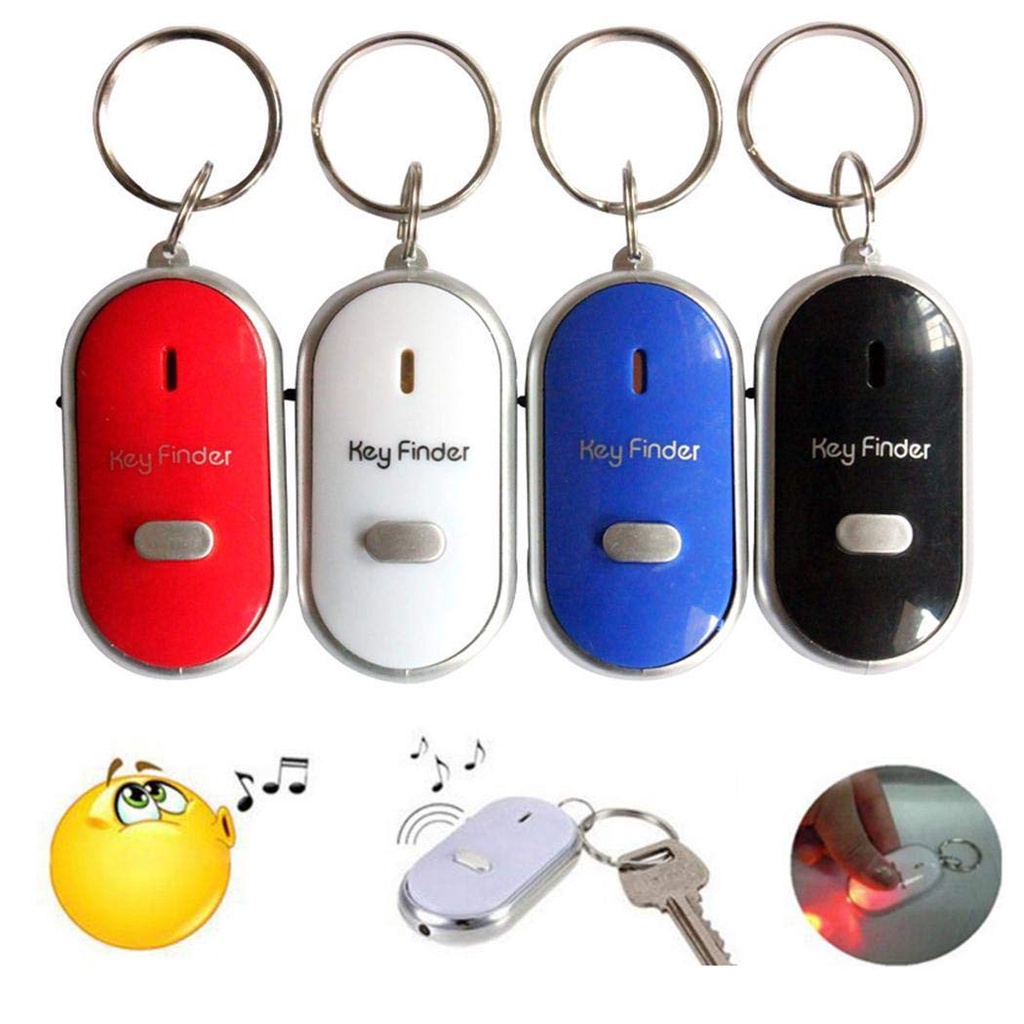 [COD] Gantungan Kunci Siul Anti Hilang Lupa Key Finder Keychain Senter LED