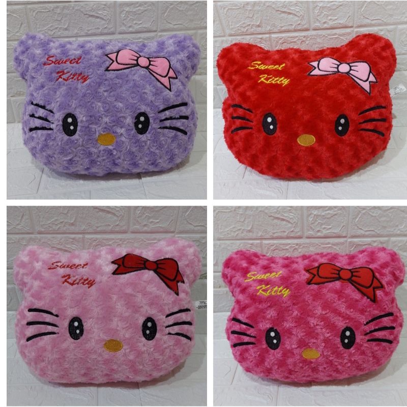 BANTAL KEPALA HELLO KITTY..bulu Snail