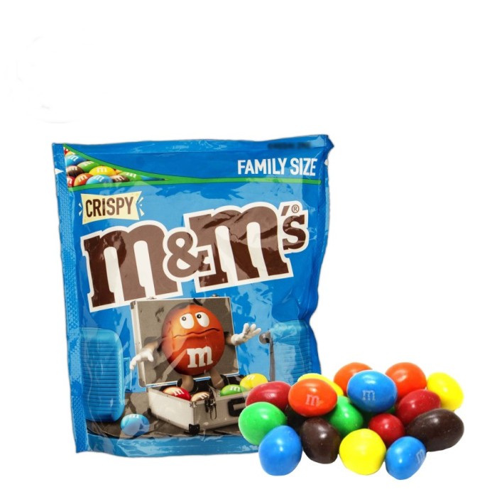 

M&M's Coklat Crispy Family Size Permen Candy Chocolate Candies Cokelat