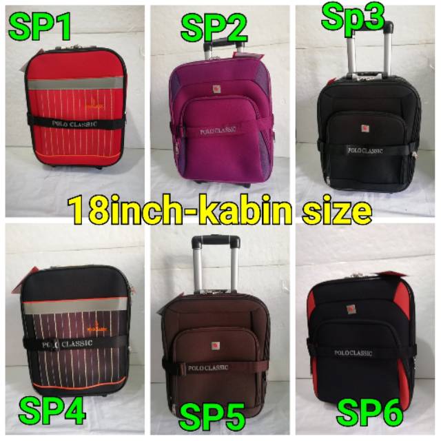 Koper polo classic 18inch -Size kabin