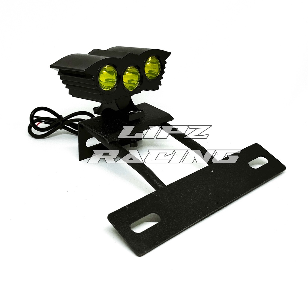 PAKET LAMPU RX-KING VARIASI MODEL OWL MINI + BREKET NOPOL / LAMPU RX-KING SRIES