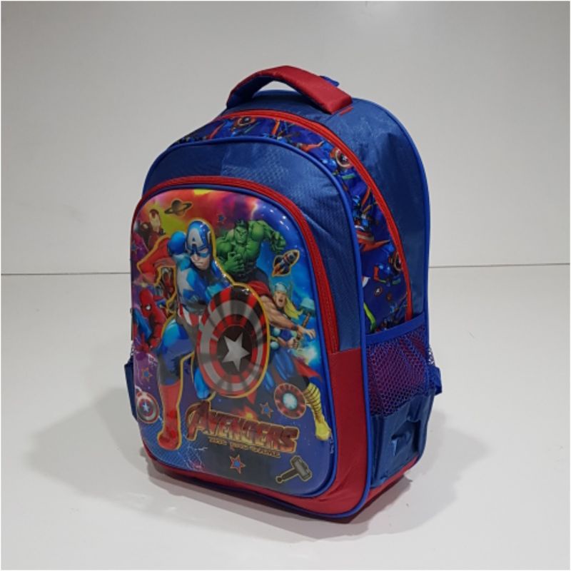 Tas spiderman tuk anak SD/PROMO....TAS ANAK SEKOLAH TK SD ransel SPIDERMAN muka timbul 5D