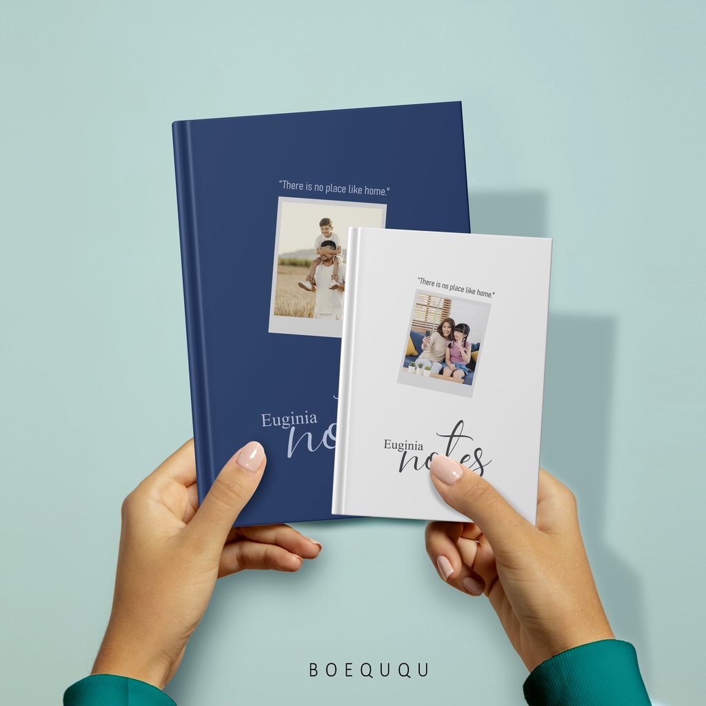 

[The Story Series] - Boeququ Notebook Hardcover Custom A5 A6 / Jurnal Book Custom Design Nama Isi 70