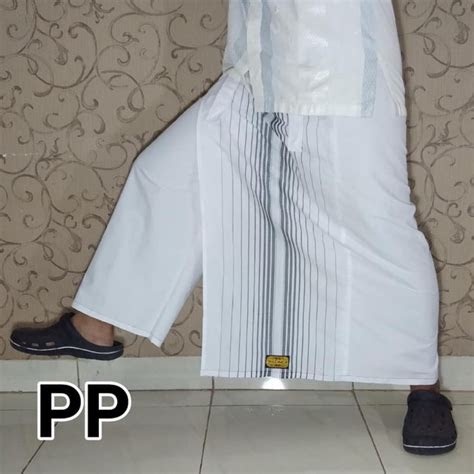 Sarung Wadimor Putih Polos Tumpal