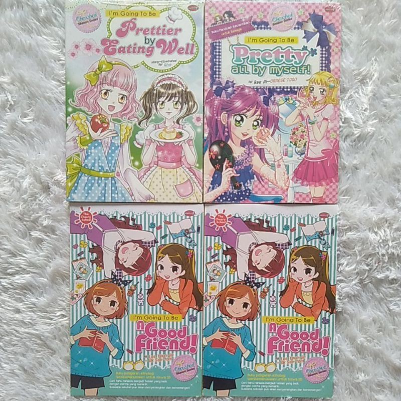 Buku Educomics Anak - I'm Going To Be - Cherished Season Series - PrettierbyEating - PrettyAllbyMyself - AGoodFriend! -Awesome Job