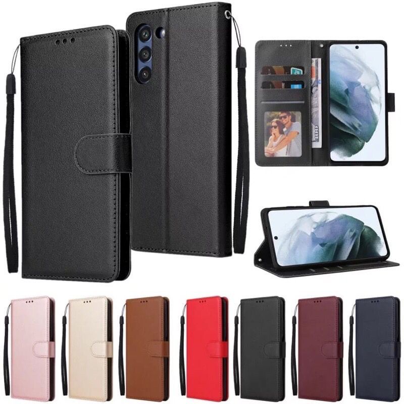 [COD] Flip Cover Wallet Infinix Smart 5 6 HD HOT 8 9 10 10S 11 PLAY NOTE 8 10 11 PRO Leather Case Dompet Kulit Casing Lipat Stand Magnet