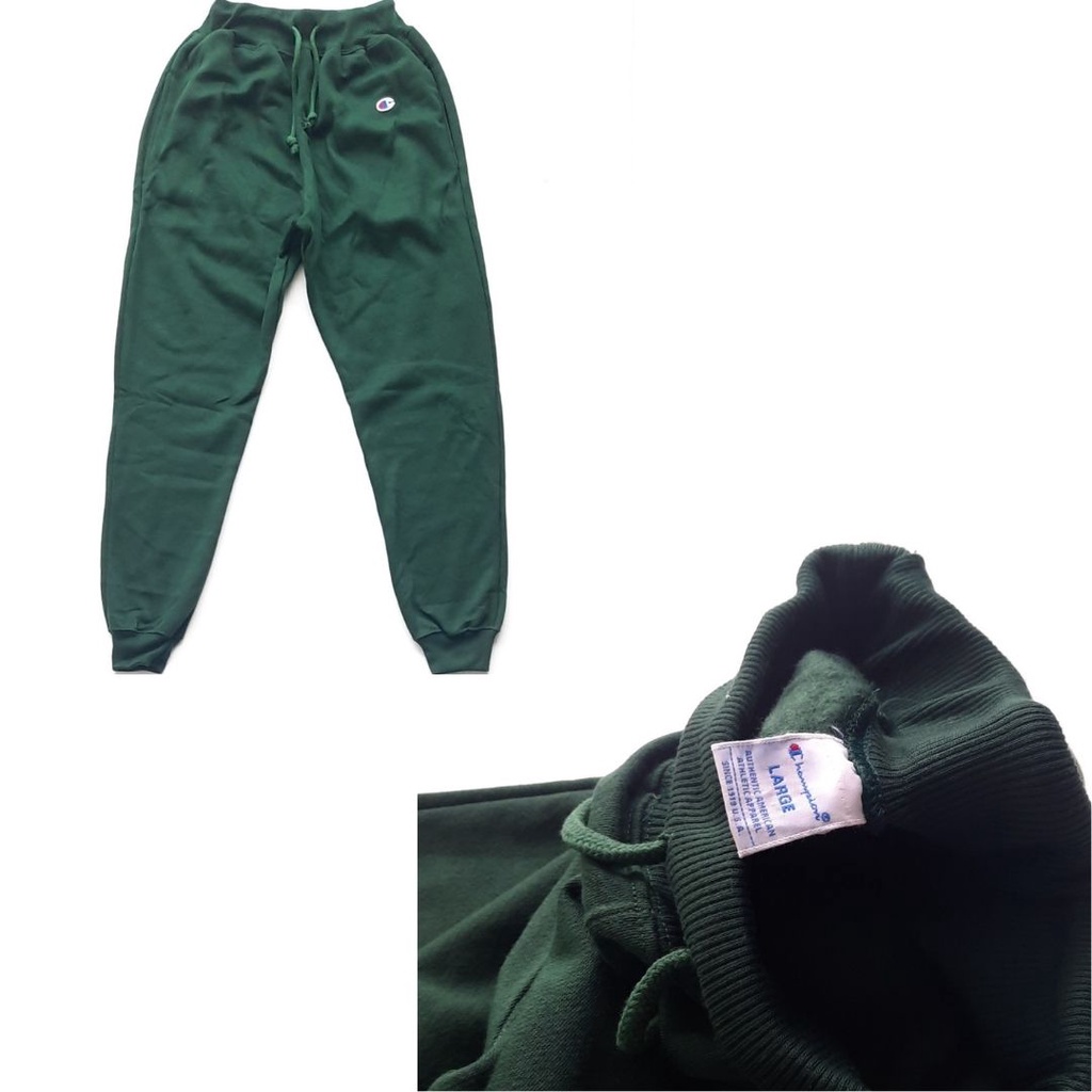 Champion Jogger Pants Basic Logo / Celana Jogger Champion Original Pria Wanita