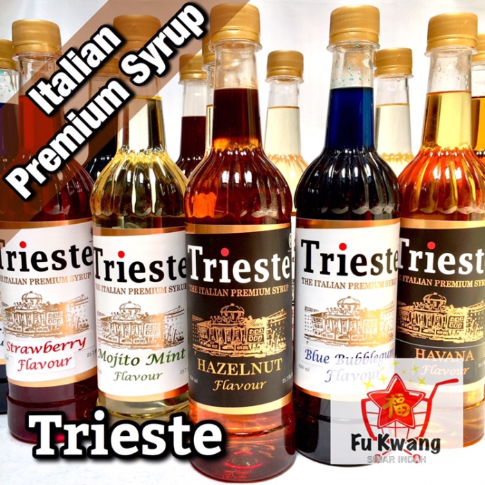 

(BISA COD) Sirup Trieste Italian Premium Syrup 650 ml
