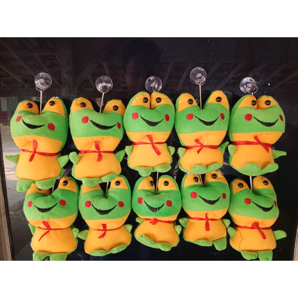 Boneka tempelan kaca isi 10pcs