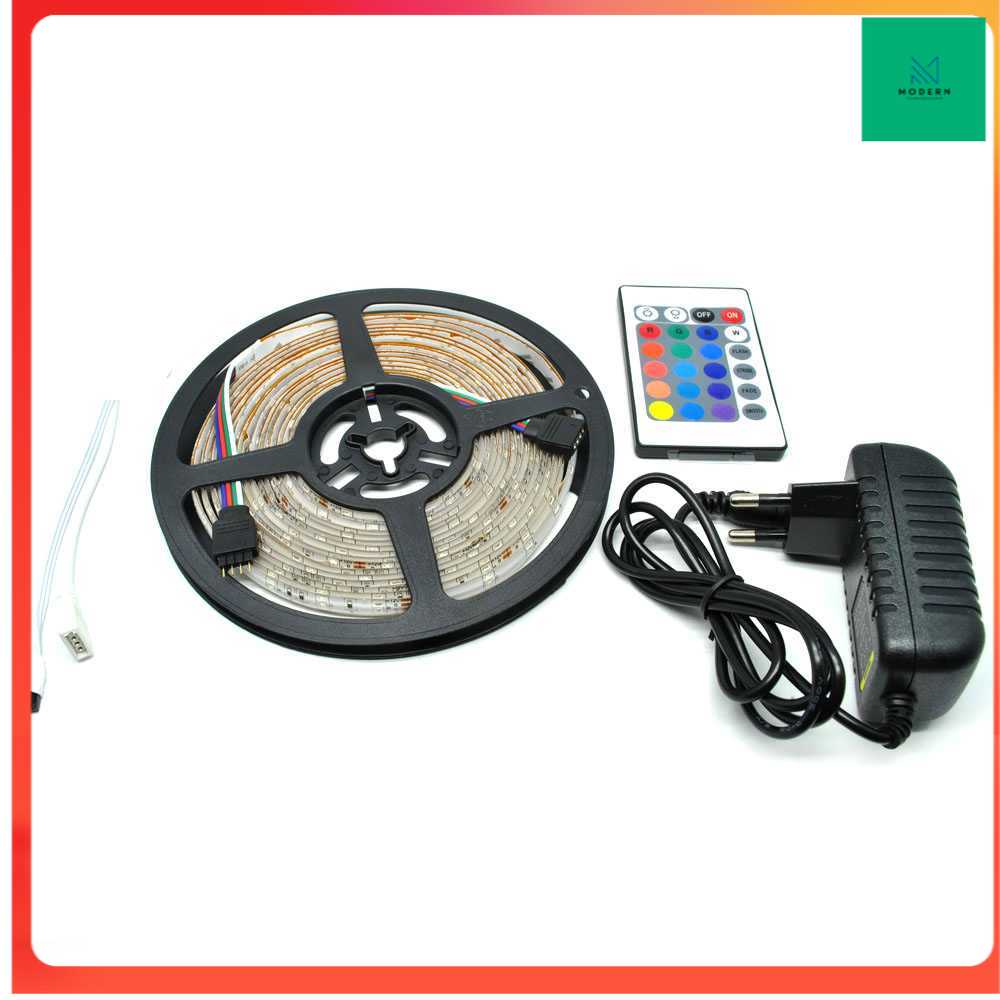 TD - CGC RGB LED Strip 3528 300 LED 5 Meter 12V 2A Light Controller Remote