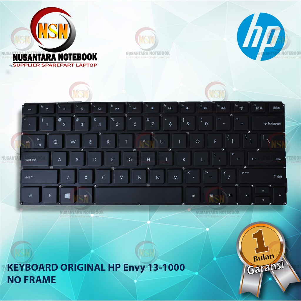 Keyboard Original HP Envy 13-1000 Series No Frame