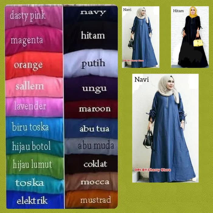gamis terbaru dress baju muslim wanita murah maxi gamis jumbo bata