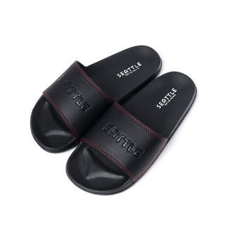 Seattle - Slippers Basic Red Black / Sandal Slop / Sandal