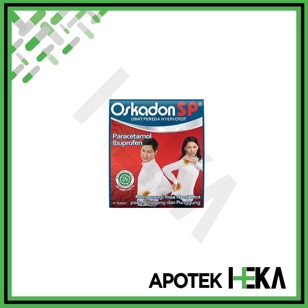 Oskadon SP Tablet Obat Pereda Nyeri Otot Strip isi 4 Tablet (SEMARANG)