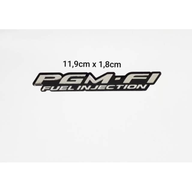 STIKER TIMBUL EMBLEM PGM FI FUEL INJECTION