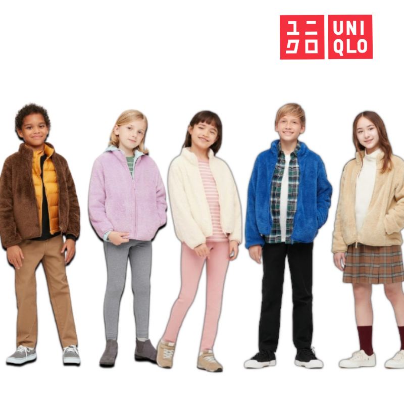 Jaket Anak Laki laki Perempuan bulu Fleece Uniqlo