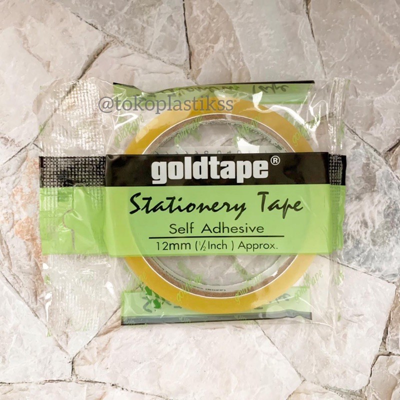 

Goldtape Selotip 12 mm / 1/2 Inch Solasi