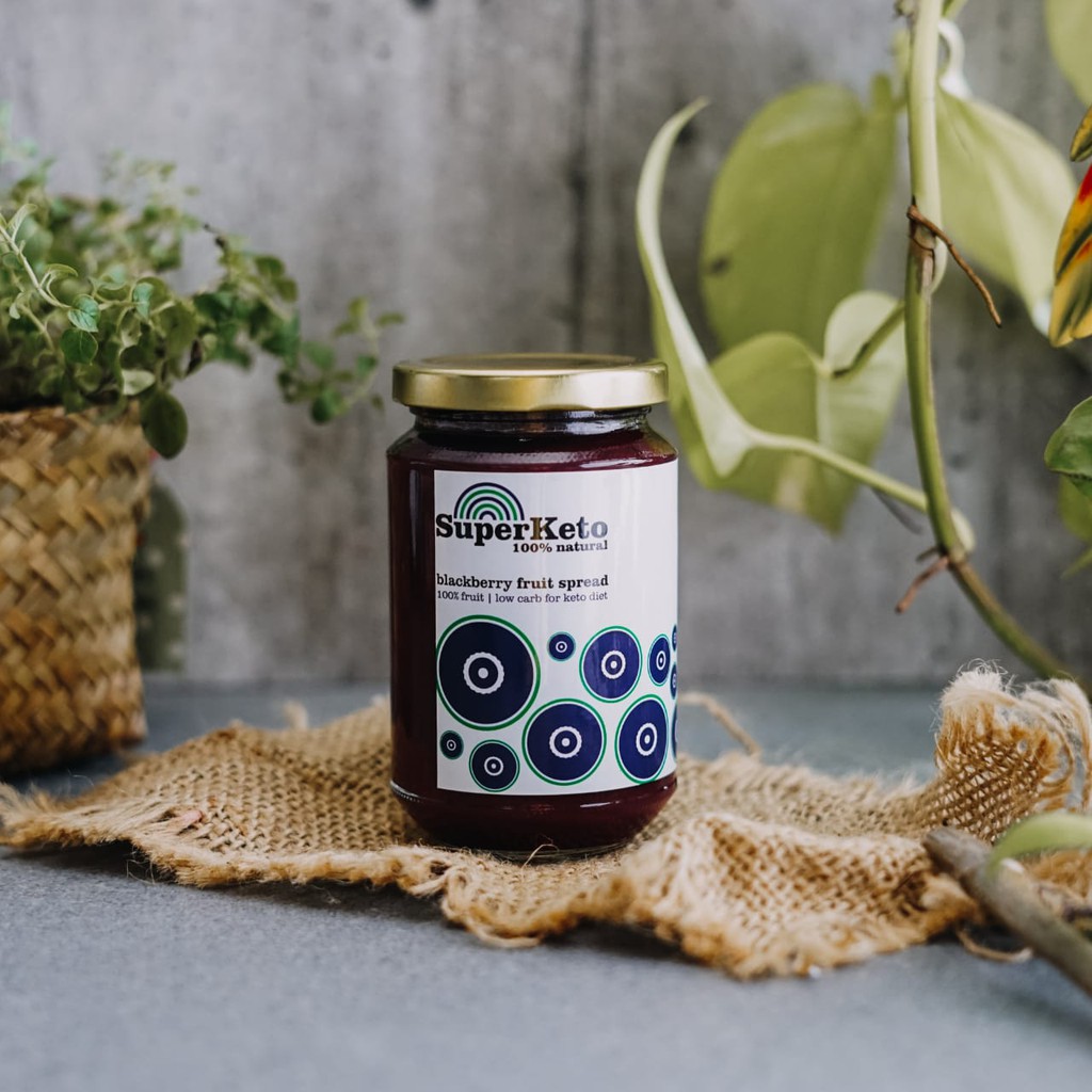 

Super Keto - Jam Blueberry (Selai Buah Blueberry) 310gr