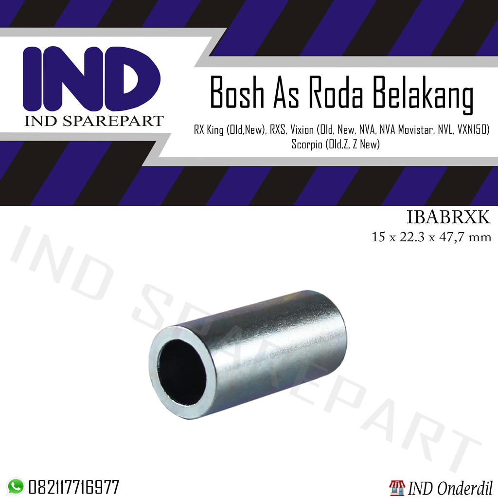 Bosh-Bos Laher-Laker Dalam Tromol As Roda Belakang Scorpio/Z New-Old