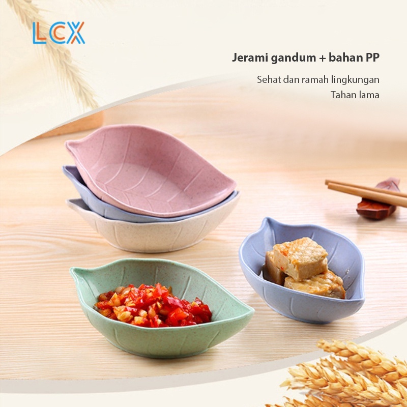 LCX MANGKOK DAUN TEMPAT SAMBAL KECAP IMPOR HIGH KECAP IMPOR HIGH QUALITY VS-53