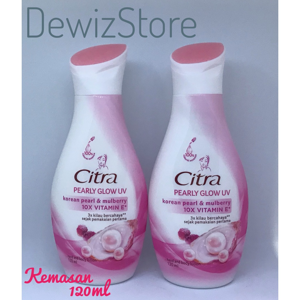 CITRA HAND AND BODY LOTION PEARLY GLOW UV - 120ML