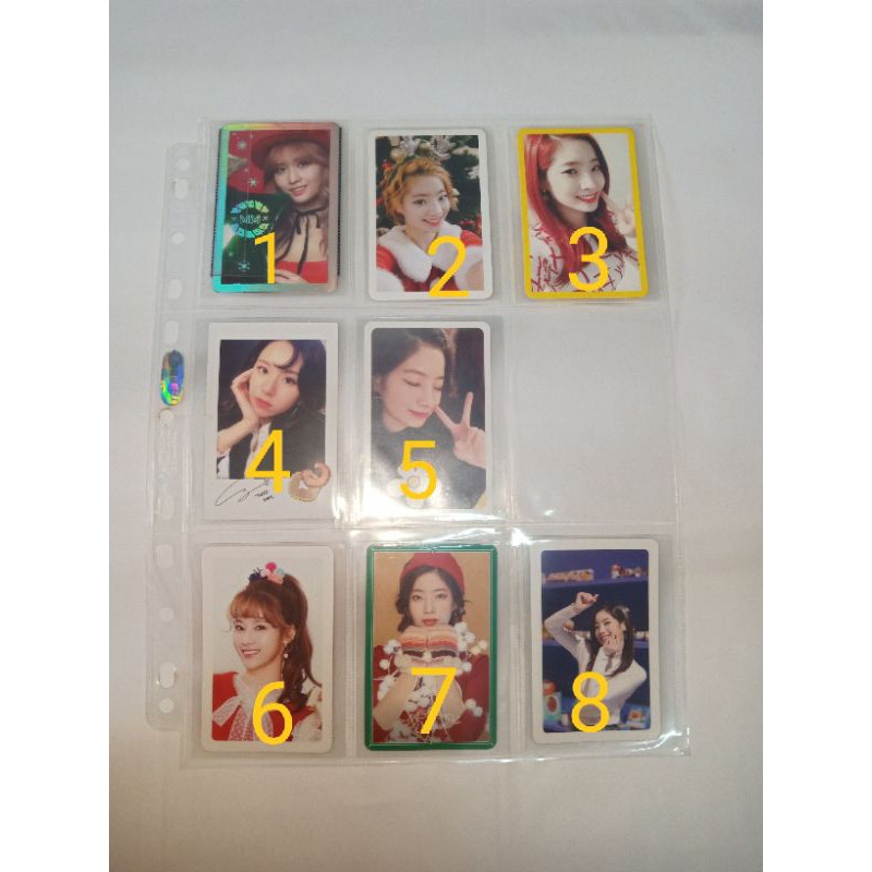 TWICE official photocard 
