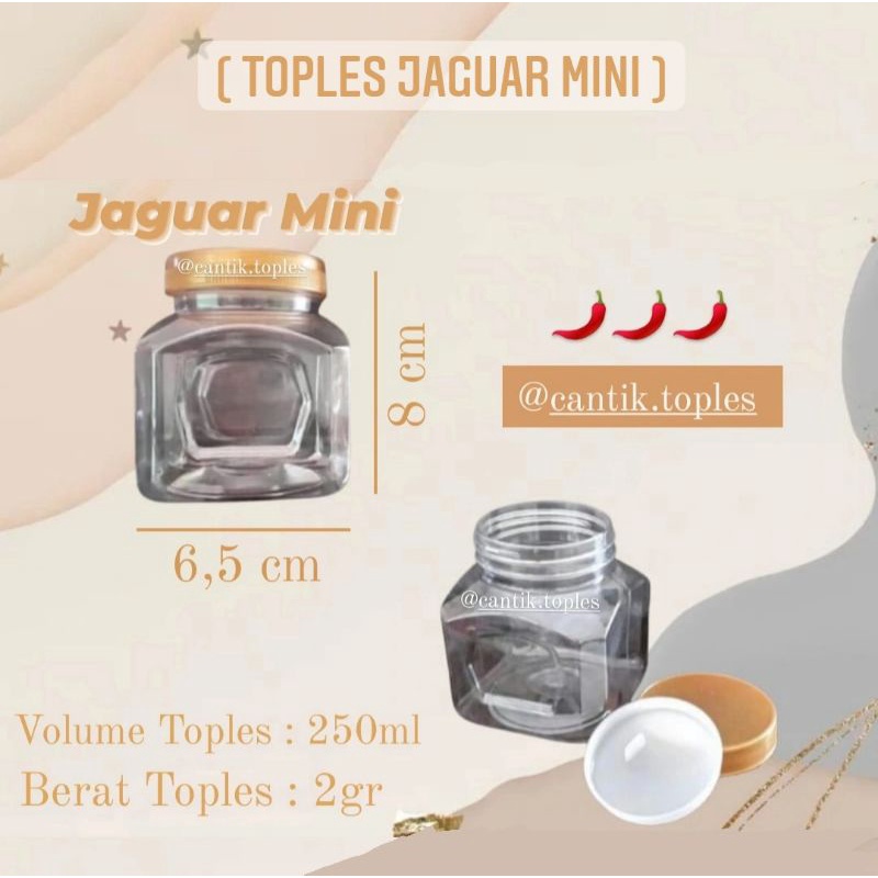 Jaguar Mini - Toples sambal / Toples selai kecil