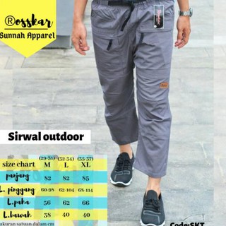  Celana  Sirwal Outdoor  Code SKT Ripstop ROSSKAR Shopee 