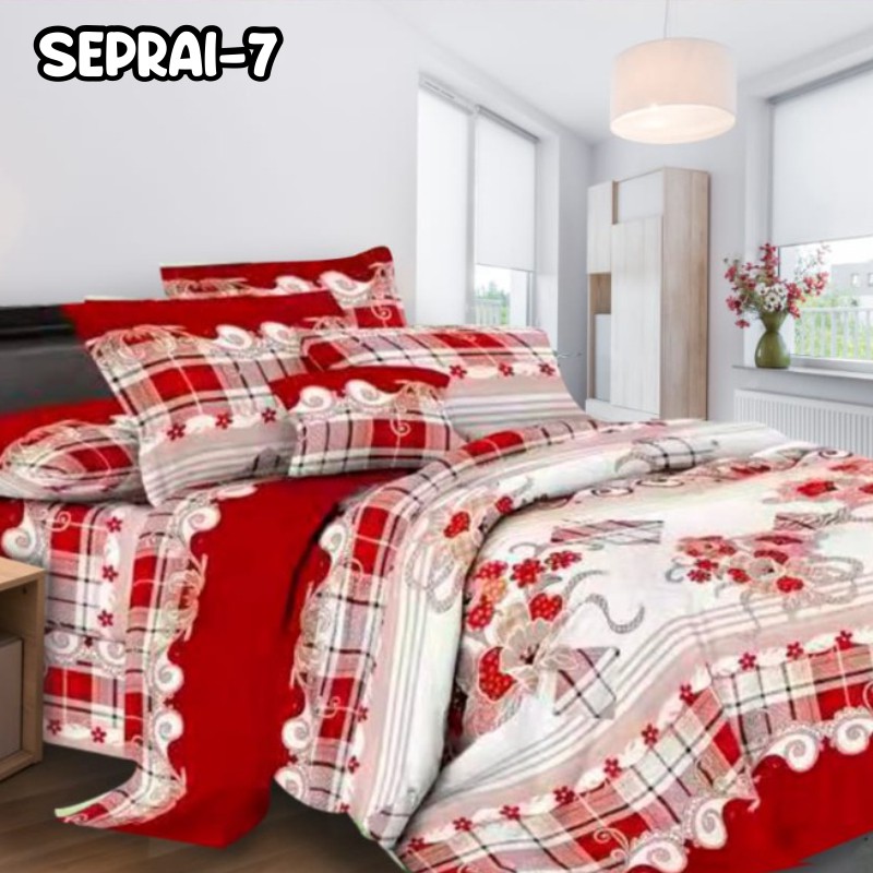 Seprai Menarik Sprai Kualitas Bagus Ukuran 180x200CM Seprai Motif Seprai Murah Seprai Aesthetic