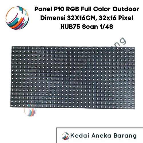 Panel Module Modul Led P10 Running Text Smd Rgb Outdoor