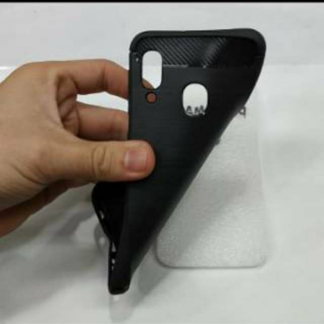 karet SAMSUNG A10E softcase ipaky SAMSUNG A10E silikon karet hitam